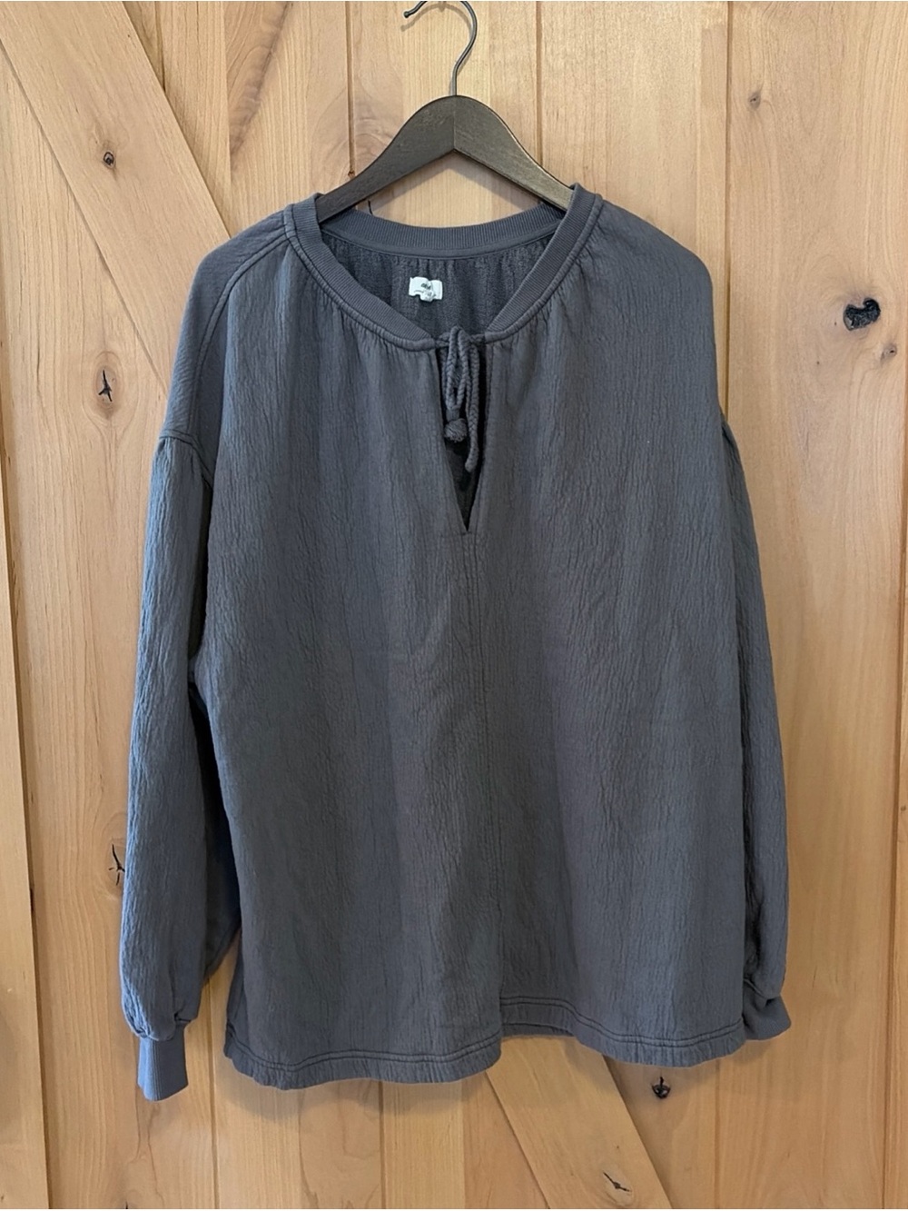 Lot Of 4 Aerie Pullover Crewneck Sweatshirt Large Oversized Pink Gray - Picture 5 of 11